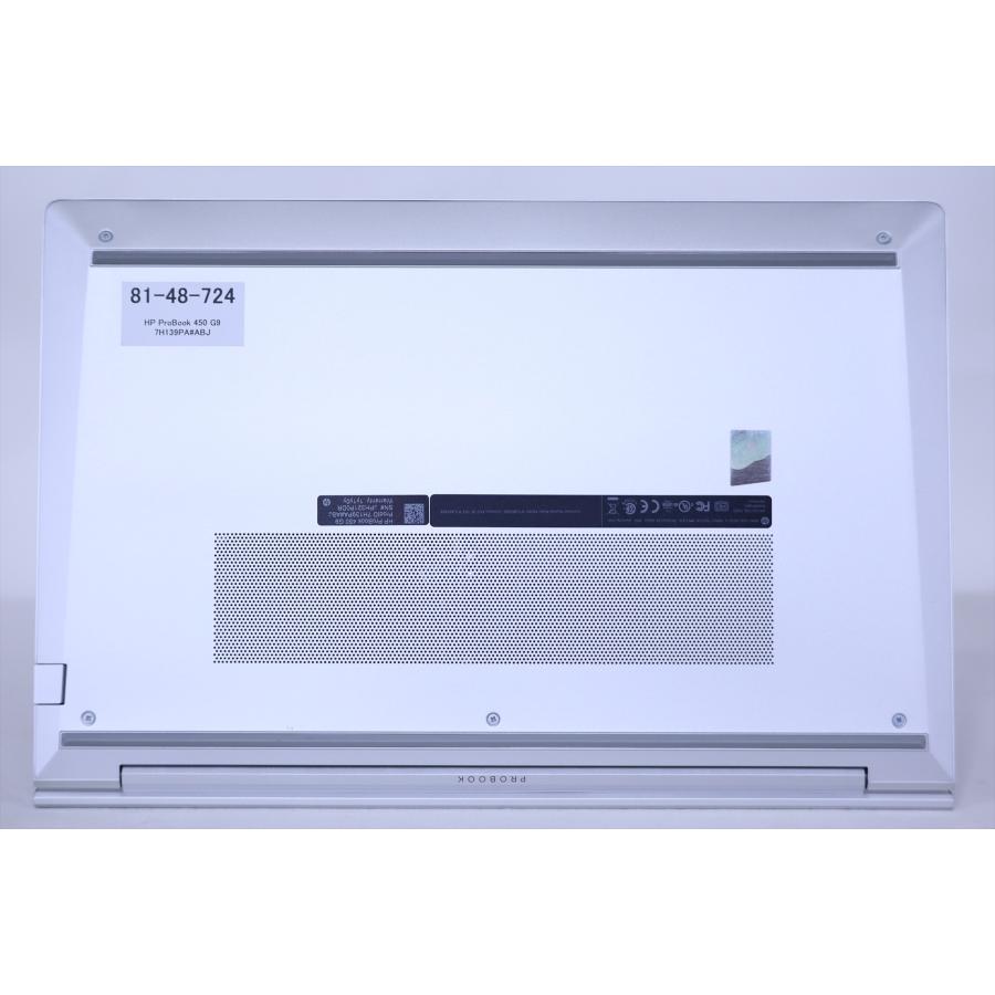 累積35h HP 450/G9 16GB Office バッテリー87% ProBook 450 即配 美品 バッテリー良好 16Gメモリ HP G9 i5-1235U 16G