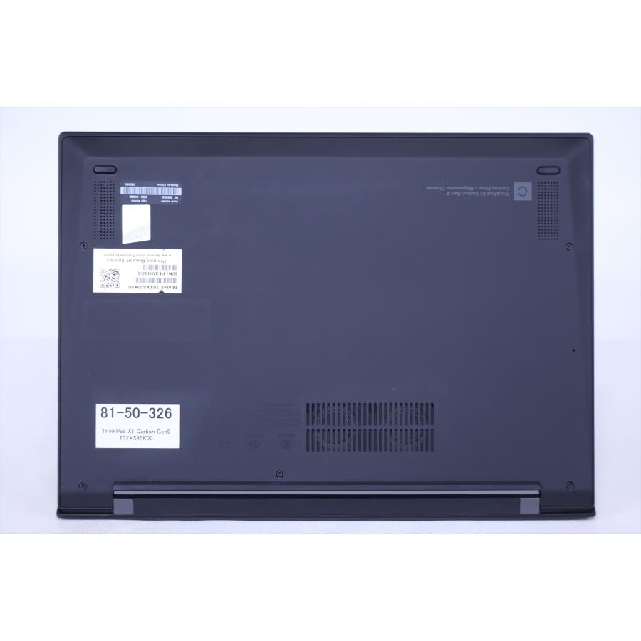 即配 良品 2021年WUXGAモデル 11世代Corei5 ThinkPad X1 Carbon Gen9 i5-1145G7 8G 256G 14.0WUXGA Win11バッテリー良 ノートパソコン AAA評価の画像