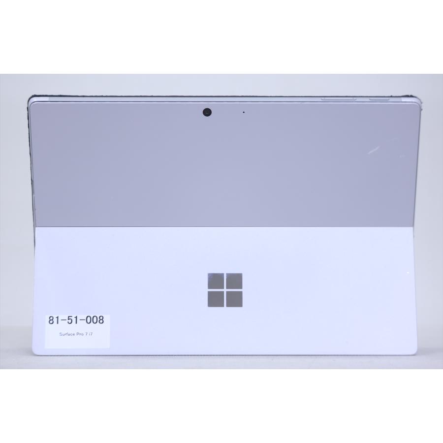 即配 純正キーボード付属 パワフルモデル 10世代Corei7 Surface Pro 7 i7-1065G7 16G 256G 12.3タッチ Win11 バッテリー良 ノートパソコン BBA評価の画像