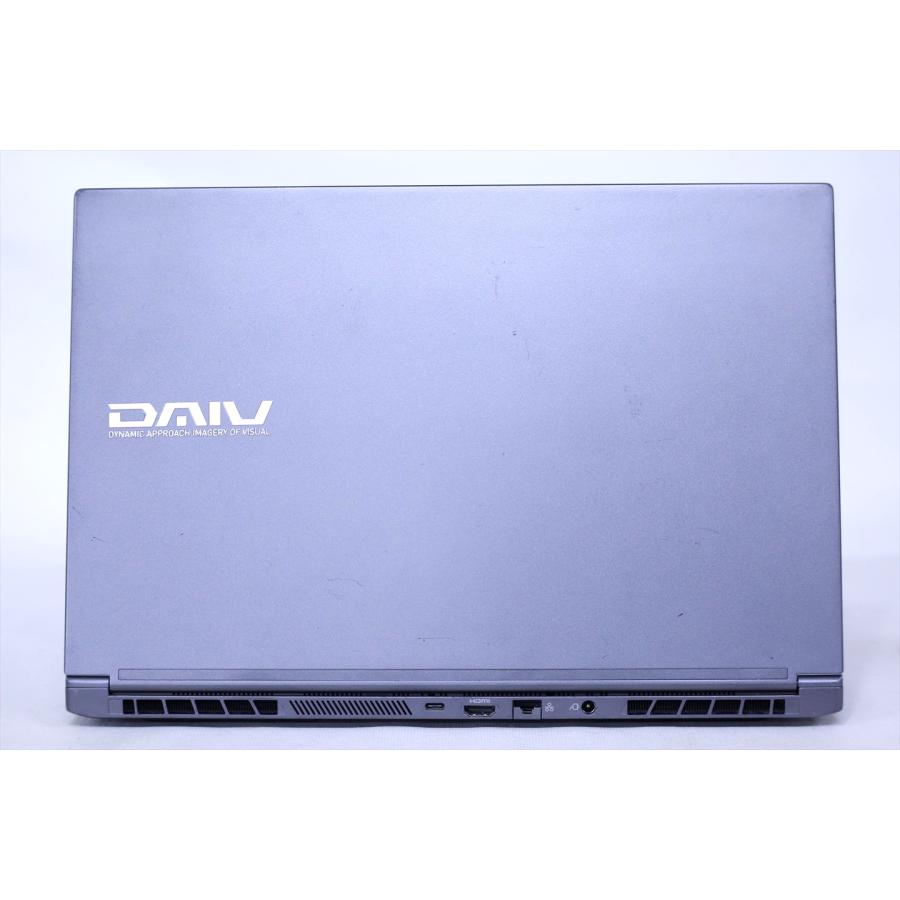 DAIV 即配 高性能CPU搭載 RTX3060 11世代Corei7 5N 21105N-TGLABW11-H