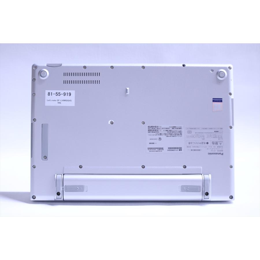 即配 良品 バッテリー良 2020年軽量快速モデル 10世代Corei5 Let's note CF-LV9RDQVS i5-10310U 16G 128G 14.0FHD WiFi6 リカバリ ノートパソコン AAA評価の画像