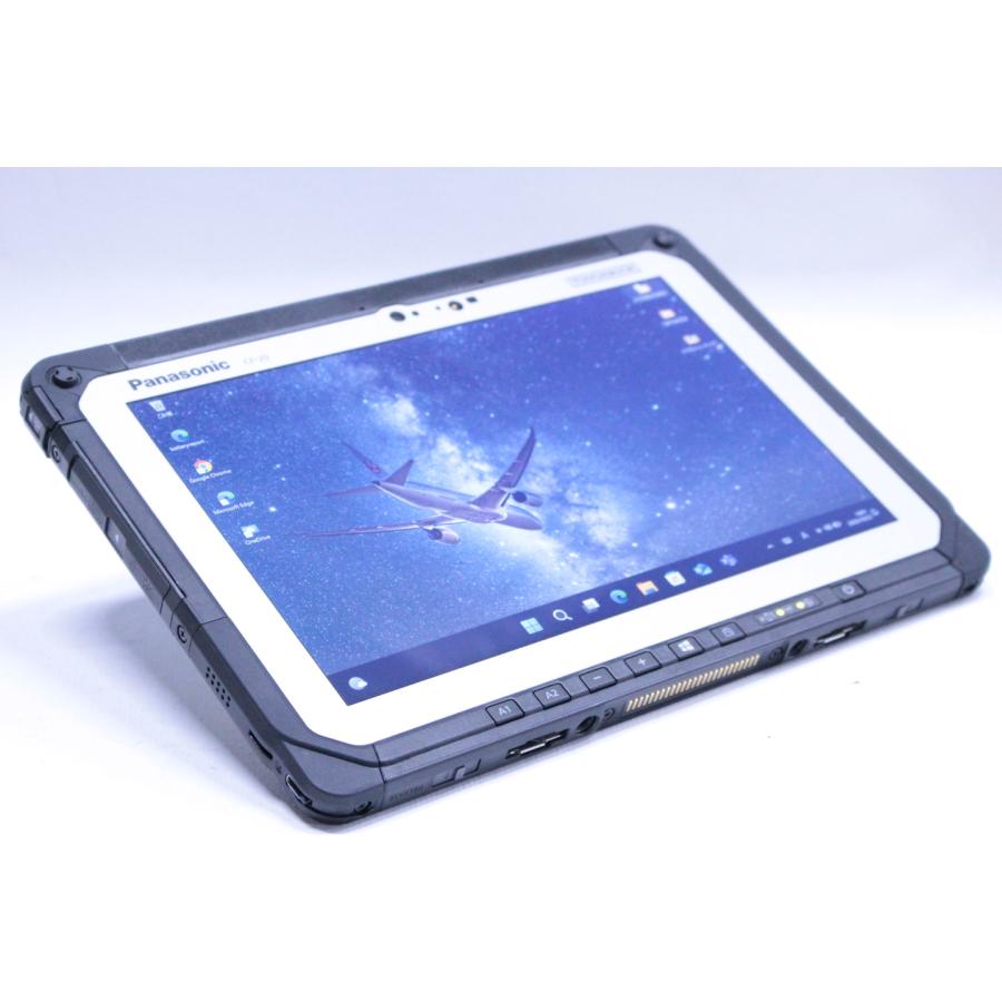 即配 累積800時間 美品 頑丈タブレットPC TOUGHBOOK CF-20E0385VJ i5-7Y57 4G SSD128G 10.1WUXGA 顔認証 Win11リカバリ ノートパソコン SAA評価の画像