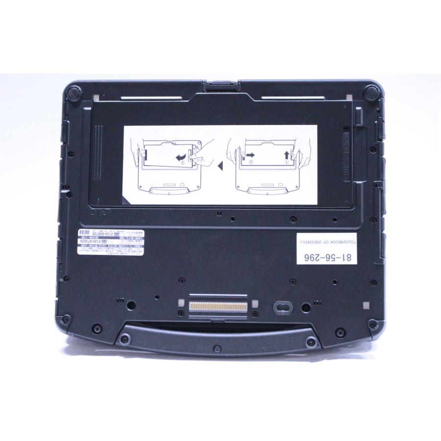 即配 累積800時間 美品 頑丈タブレットPC TOUGHBOOK CF-20E0385VJ i5-7Y57 4G SSD128G 10.1WUXGA 顔認証 Win11リカバリ ノートパソコン SAA評価の画像