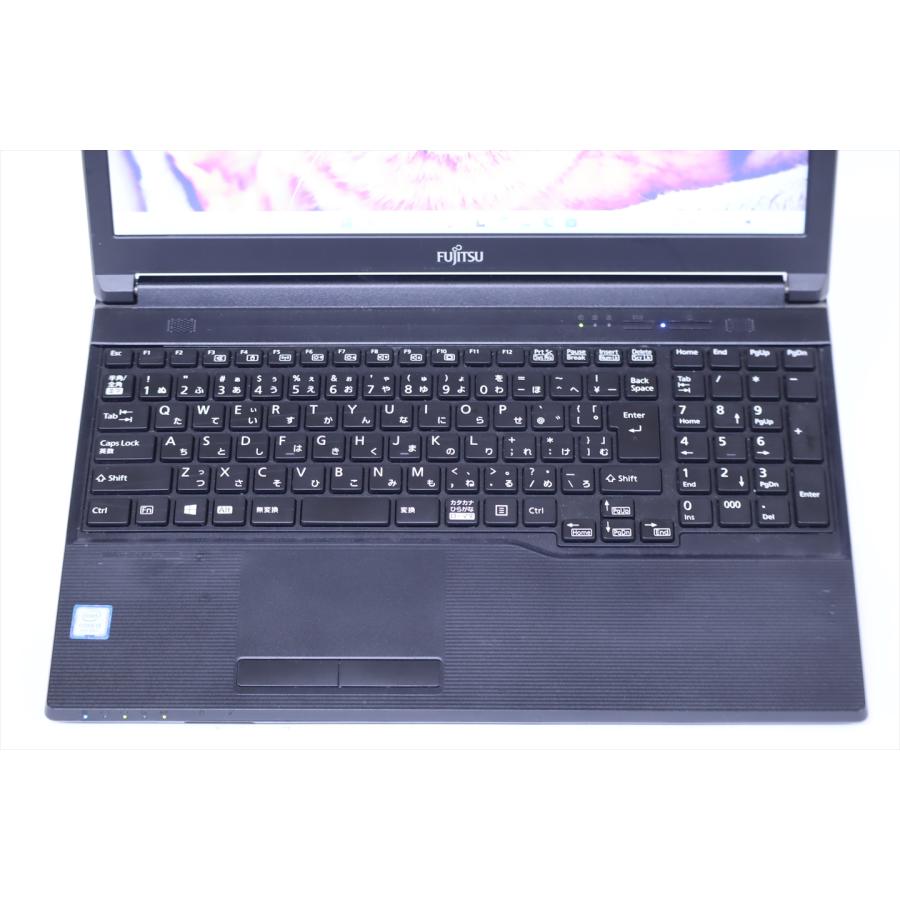 即配 即使用OK LIFEBOOK A579/A i5-8265U 8G 512G 15.6TFT DVD Office Win11 2019年モデル ノートパソコン BAA評価の画像