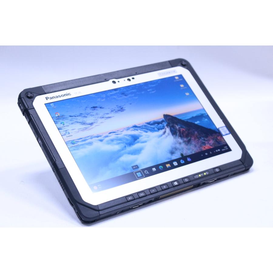 即配 累積600時間 良品 頑丈タブレットPC TOUGHBOOK CF-20E0385VJ i5-7Y57 4G SSD128G 10.1WUXGA 顔認証 Win11リカバリ ノートパソコン AAA評価の画像