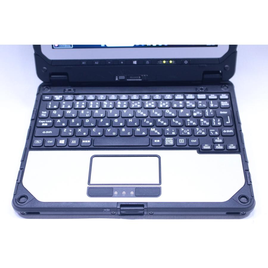 即配 累積600時間 良品 頑丈タブレットPC TOUGHBOOK CF-20E0385VJ i5-7Y57 4G SSD128G 10.1WUXGA 顔認証 Win11リカバリ ノートパソコン AAA評価の画像