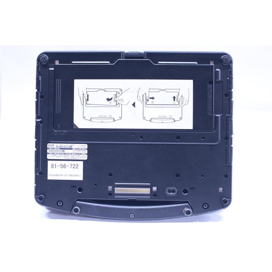 即配 累積600時間 良品 頑丈タブレットPC TOUGHBOOK CF-20E0385VJ i5-7Y57 4G SSD128G 10.1WUXGA 顔認証 Win11リカバリ ノートパソコン AAA評価の画像