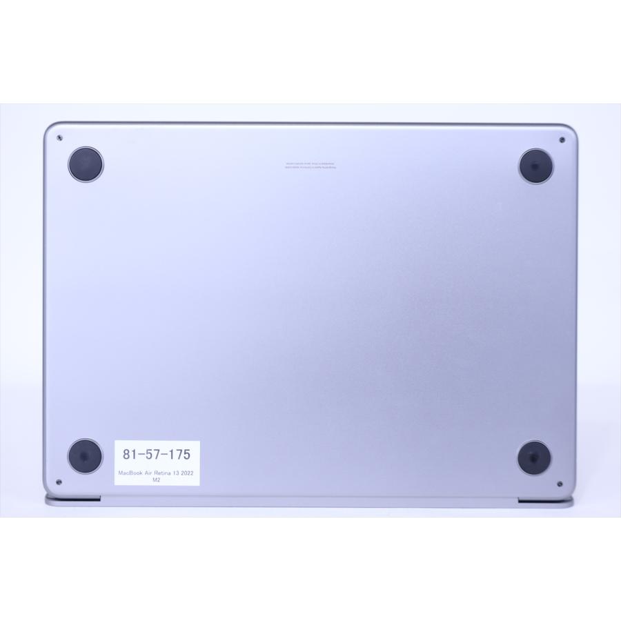 MacBook 即配 良品 2022年モデル バッテリー良 M2チップ搭載 Air