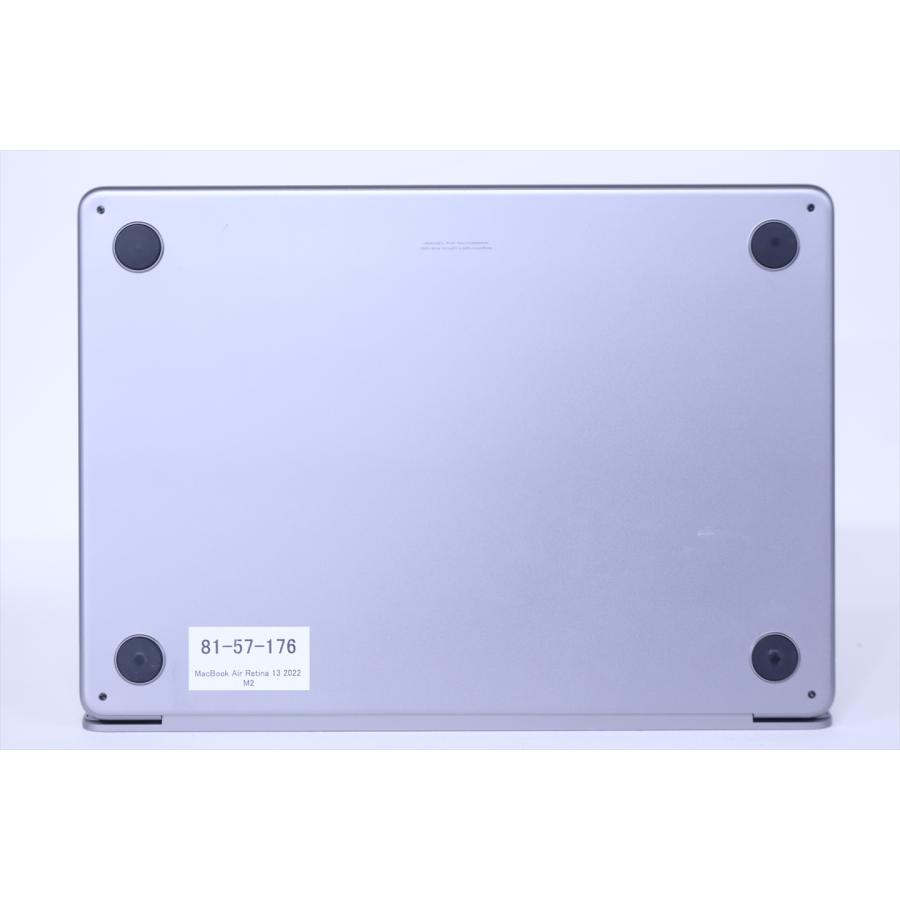 MacBook 即配 良品 2022年モデル バッテリー良 M2チップ搭載 Air