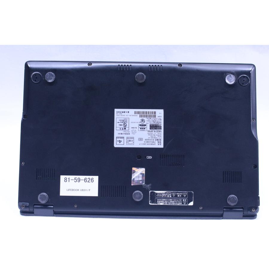LIFEBOOK U 即配 バッテリー良 2021年快速モデル 11世代Corei5 U9311/F