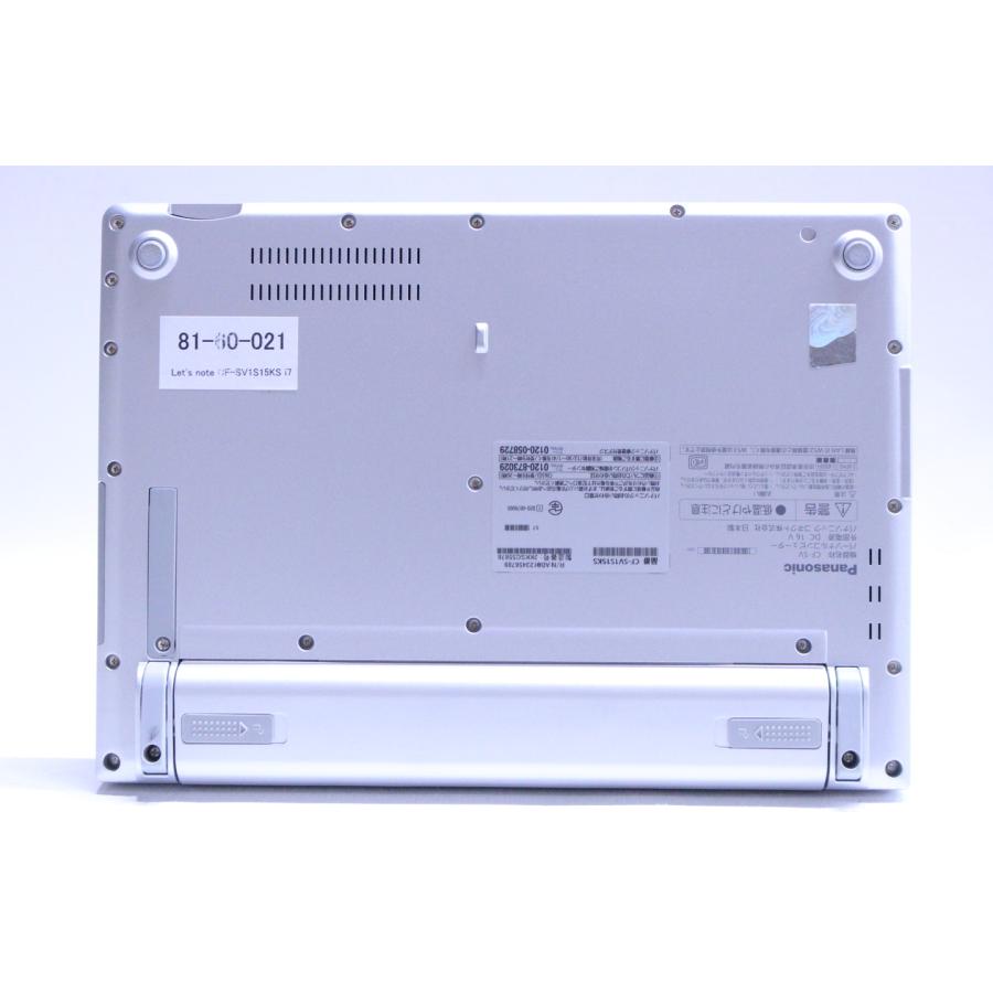 即配 2021年パワフルモデル 11世代Corei7 Let's note SV1S15KS i7-1185G7 16G 512G 12.1WUXGA Office Win11 リカバリ バッテリー良 ノートパソコン BBA評価の画像