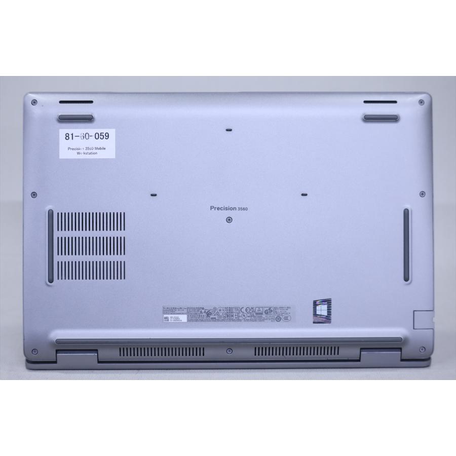 即配 安定快速ワークステーション 11世代Corei7 Precision 3560 i7-1165G7 32G 256G NVIDIA 15.6FHD Office Win11 バッテリー良 ノートパソコン BAA評価の画像