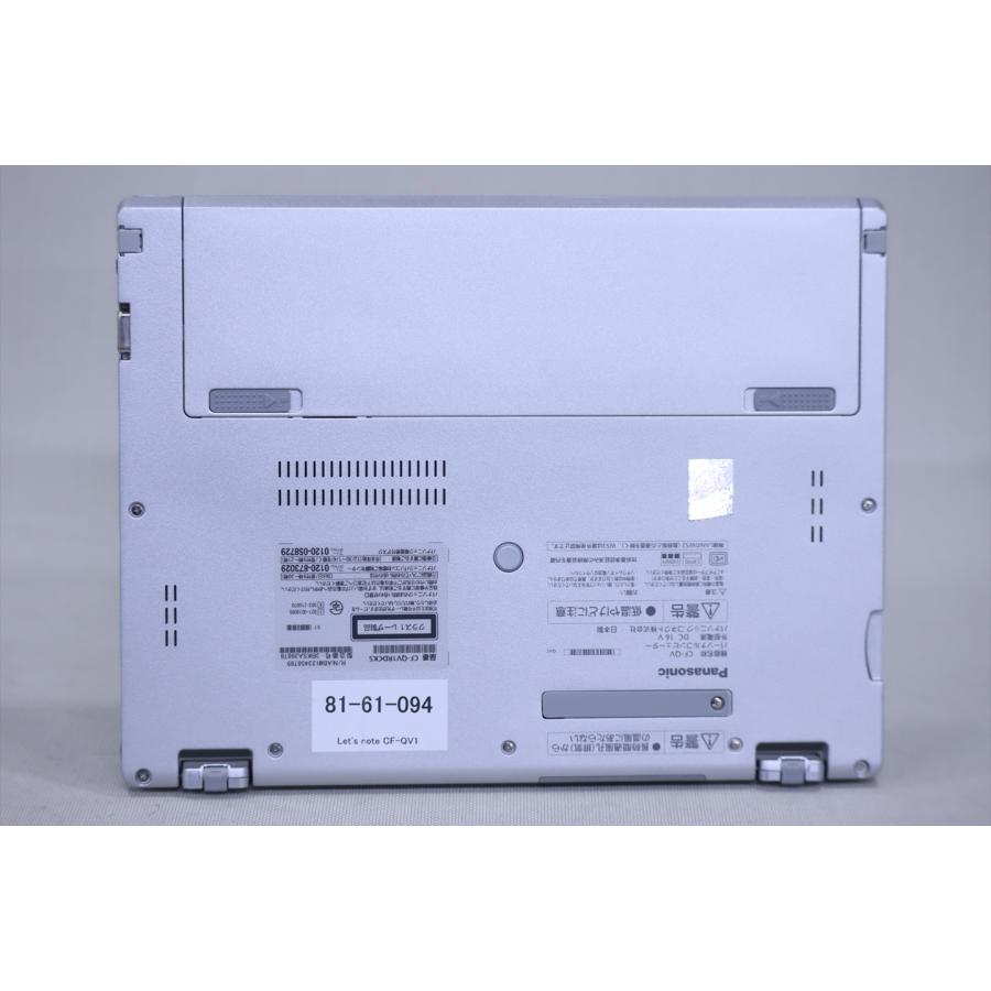 Let's note QV 即配 良品 累積時間少 バッテリー良 2in1 CF-QV1RDCKS