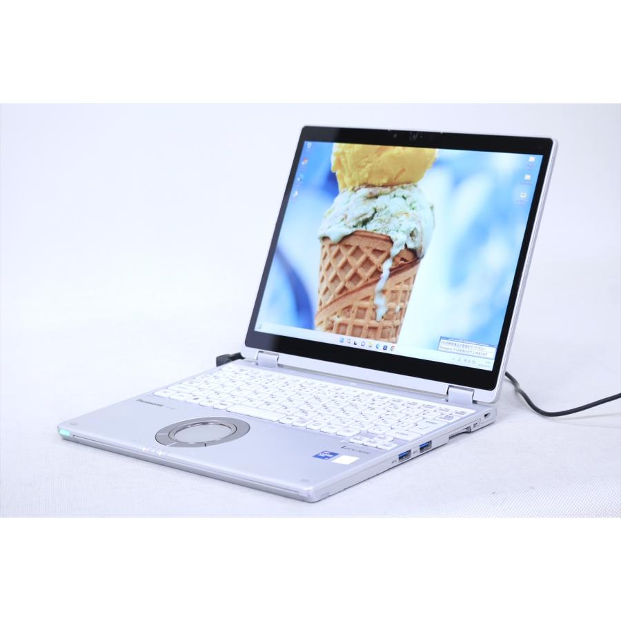 即配 2021年WQXGA+液晶パワフル2in1PC 11世代Corei7 Let's note CF-QV1SFLAS LTE i7-1185G7 16G 512G 12.0WQXGA+ Wi-Fi6 リカバリ ノートパソコン BAA評価の画像