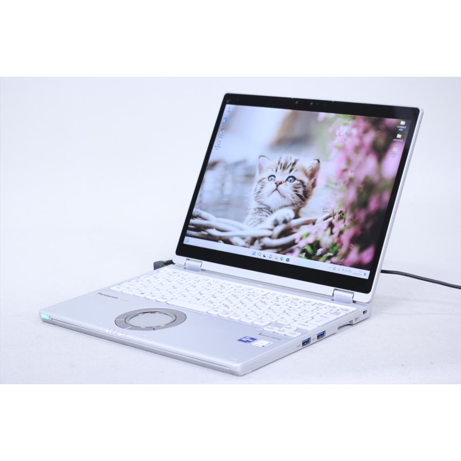 即配 2021年WQXGA+液晶パワフル2in1PC 11世代Corei7 Let's note CF-QV1SFLAS LTE i7-1185G7 16G 512G 12.0WQXGA+ Wi-Fi6 リカバリ ノートパソコン BBA評価の画像