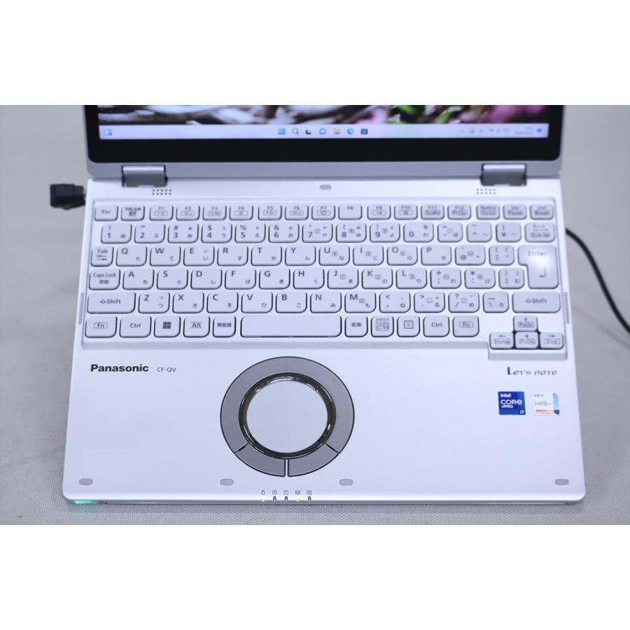 即配 2021年WQXGA+液晶パワフル2in1PC 11世代Corei7 Let's note CF-QV1SFLAS LTE i7-1185G7 16G 512G 12.0WQXGA+ Wi-Fi6 リカバリ ノートパソコン BBA評価の画像