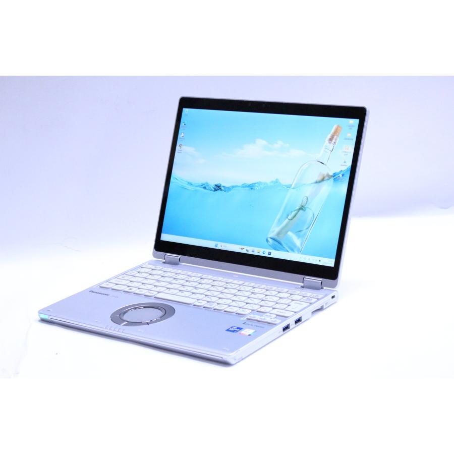 即配 2021年WQXGA+液晶パワフル2in1PC 11世代Corei7 Let's note CF-QV1SFLAS LTE i7-1185G7 16G 512G 12.0WQXGA+ WiFi6 リカバリ ノートパソコン BAA評価の画像