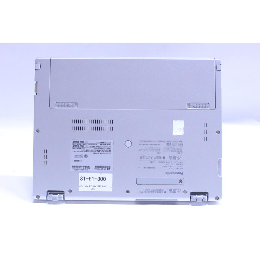 即配 2021年WQXGA+液晶パワフル2in1PC 11世代Corei7 Let's note CF-QV1SFLAS LTE i7-1185G7 16G 512G 12.0WQXGA+ WiFi6 リカバリ ノートパソコン BAA評価の画像