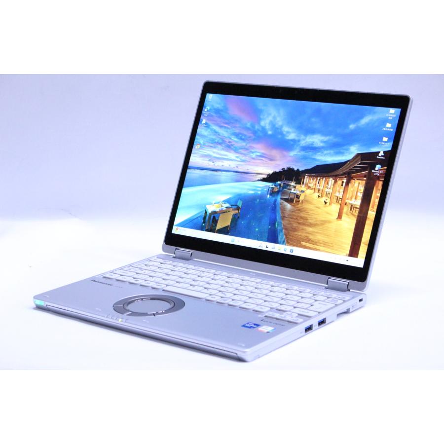 即配 2021年WQXGA+液晶パワフル2in1PC 11世代Corei7 QV1SFLAS LTE i7-1185G7 16G 512G 12.0WQXGA+ WiFi6 リカバリ 液晶良 ノートパソコン AAA評価の画像