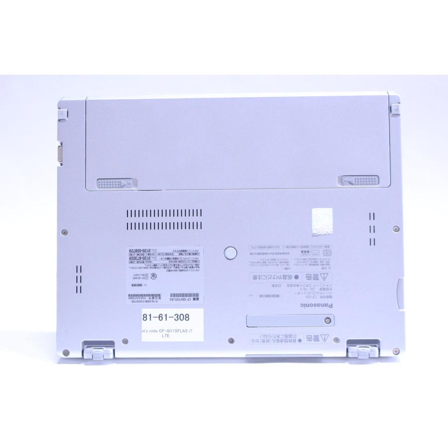 即配 2021年WQXGA+液晶パワフル2in1PC 11世代Corei7 QV1SFLAS LTE i7-1185G7 16G 512G 12.0WQXGA+ WiFi6 リカバリ 液晶良 ノートパソコン AAA評価の画像