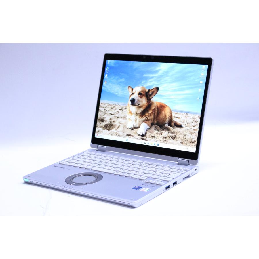 即配 2021年WQXGA+液晶パワフル2in1PC 11世代Corei7 Let's note CF-QV1SFLAS LTE i7-1185G7 16G 512G 12.0WQXGA+ WiFi6 リカバリ ノートパソコン AAA評価の画像