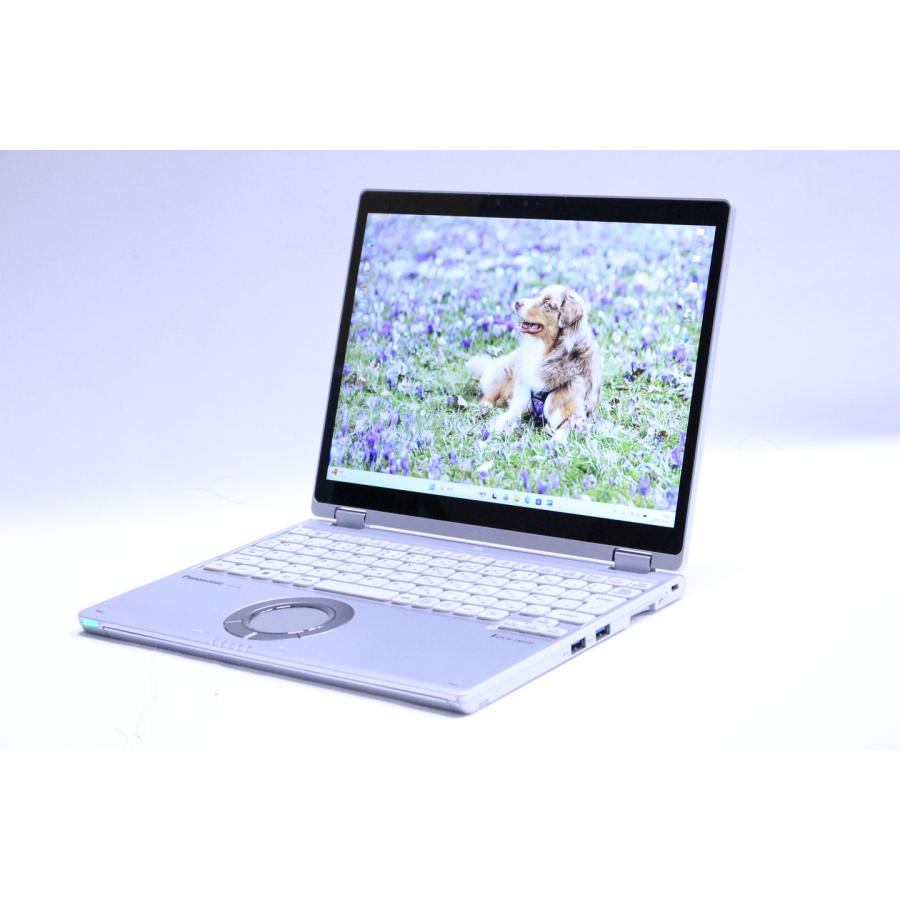 即配 2021年WQXGA+液晶パワフル2in1PC 11世代Corei7 CF-QV1SFLAS LTE i7-1185G7 16G 512G 12.0WQXGA+ WiFi6 リカバリ ノートパソコン BBA評価の画像