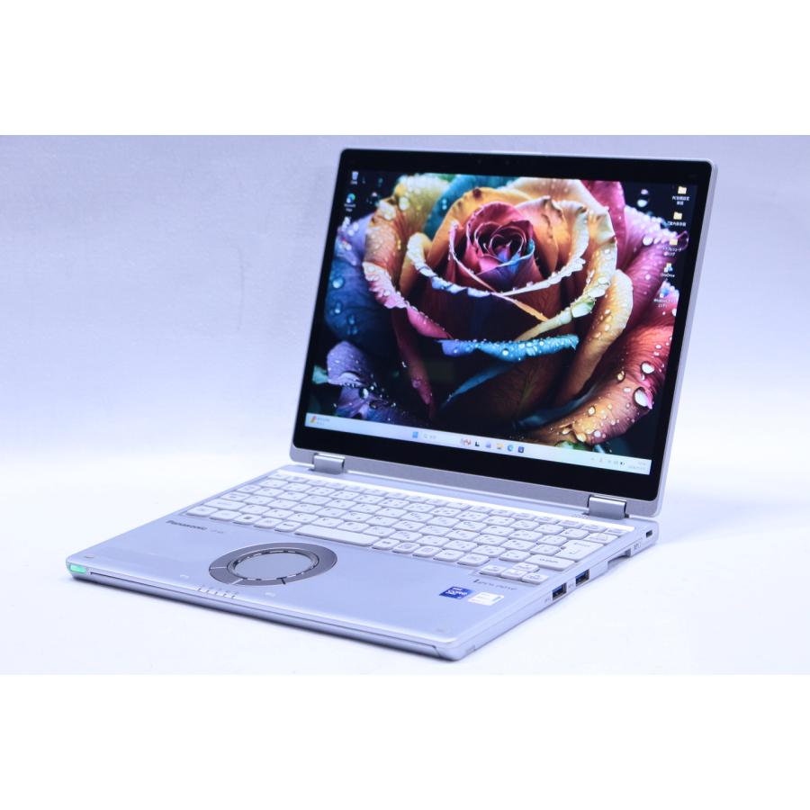 即配 2021年WQXGA+液晶パワフル2in1PC 11世代Corei7 Let's note CF-QV1SFLAS LTE i7-1185G7 16G 512G 12.0WQXGA+ WiFi6 リカバリ ノートパソコン BAA評価の画像