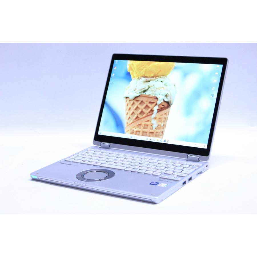 即配 2021年WQXGA+液晶パワフル2in1PC 11世代Corei7 QV1SFLAS LTE i7-1185G7 16G 512G 12.0WQXGA+ WiFi6 顔認証 リカバリ ノートパソコン BAA評価の画像