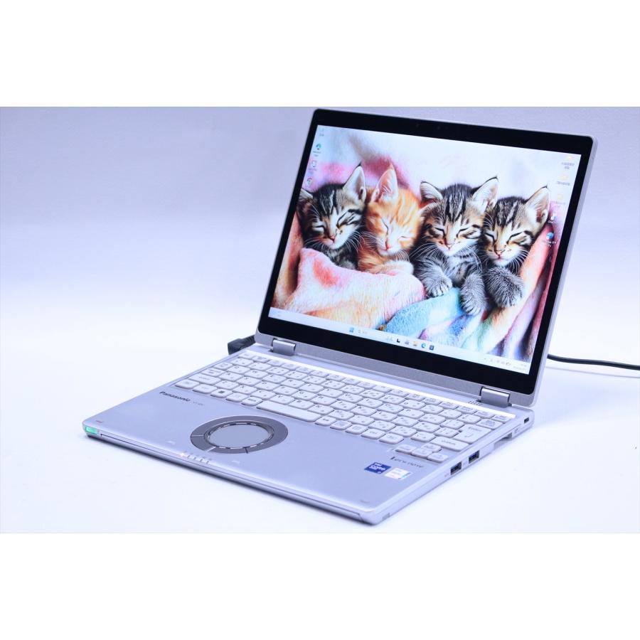 即配 2021年パワフル薄軽量WQXGA+タブレットPC Let's note CF-QV1SFLAS LTE i7-1185G7 16G 512G 12.0WQXGA+ WiFi6 Office リカバリ ノートパソコン BBA評価の画像