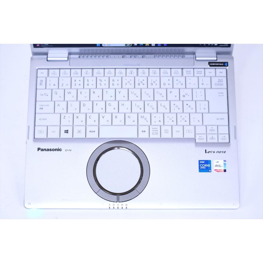 即配 T バッテリー良 2022年QHD液晶快速モデル Let's note CF-FV1RDAVS i5-1145G7 16G 256G 14.0QHD Wi-Fi6 リカバリ ノートパソコン BCA評価の画像