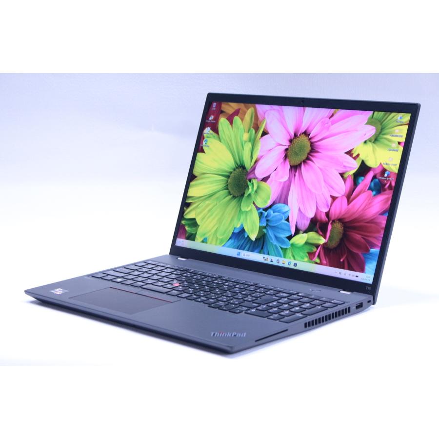 即配 良品 バッテリー良 2022年16.0WUXGAモデル Ryzen5-6C12TH ThinkPad T16 Ryzen5 Pro 6650U 16G 256G 16.0WUXGA WiFi6E Office ノートパソコン AAA評価