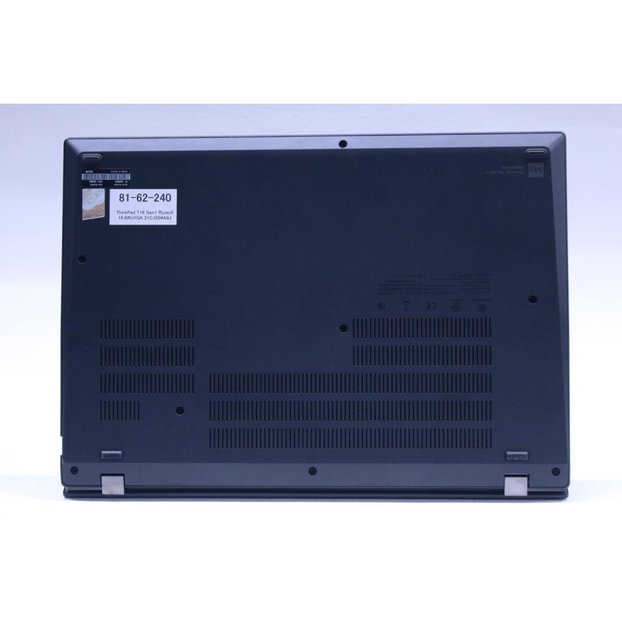 即配 良品 バッテリー良 2022年16.0WUXGAモデル Ryzen5-6C12TH ThinkPad T16 Ryzen5 Pro 6650U 16G 256G 16.0WUXGA WiFi6E Office ノートパソコン AAA評価の画像