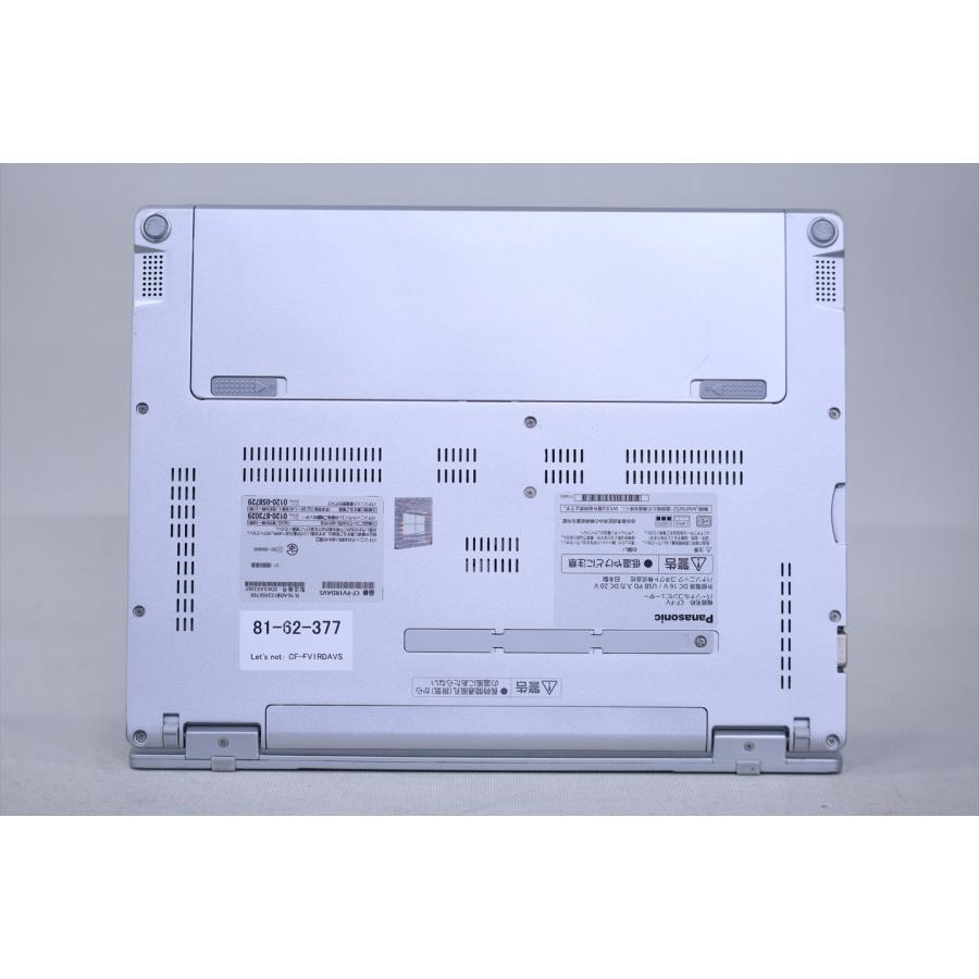 即配 良品 2021年QHD液晶モデル バッテリー良 Let's note CF-FV1RDAVS i5-1145G7 16G 256G 14.0QHD WiFi6 Office リカバリ ノートパソコン AAA評価の画像