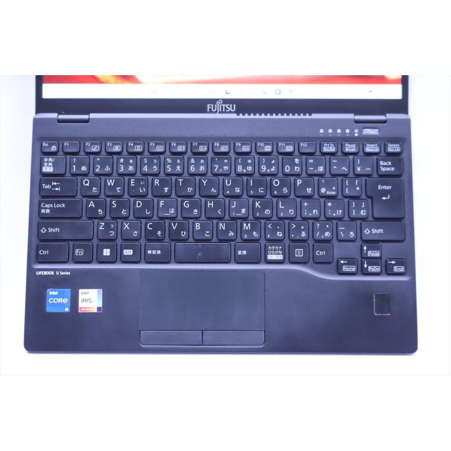 即配 2022年薄軽量快速モデル 12世代Corei5 Office2021 LIFEBOOK U9312/J i5-1245U 16G 256G 13.3FHD Wi-Fi6E 顔認証 バッテリー良 ノートパソコン BBA評価の画像