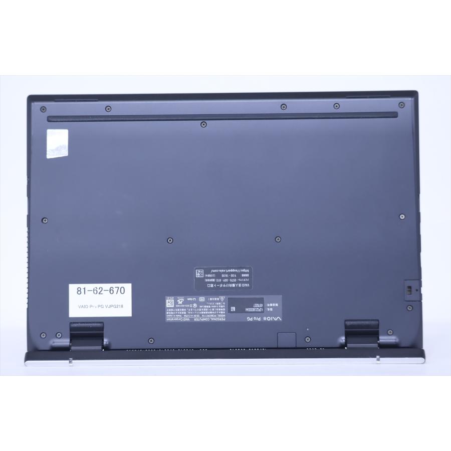 即配 良品 2022年モデル 12世代Corei5 バッテリー良好 VAIO Pro PG VJPG218 i5-1235U 16G 256G 13.3FHD Wi-Fi6 Office リカバリ ABA評価の画像