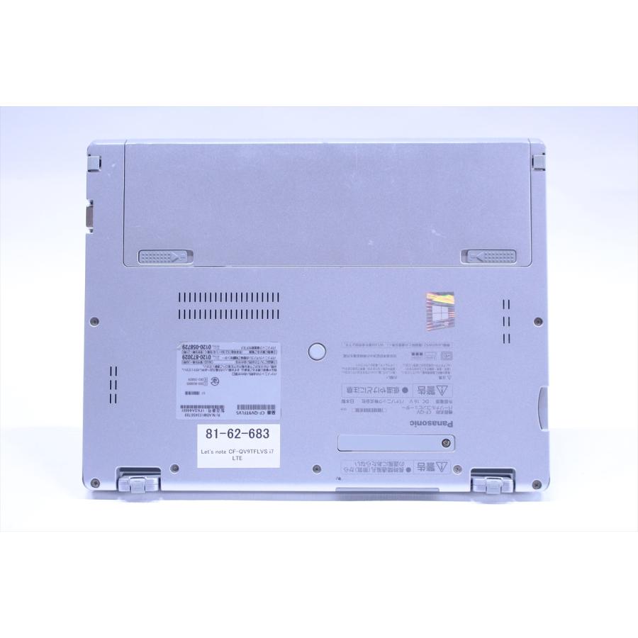 即配 WQXGA+タッチ液晶2in1パワフルモデル 10世代Corei7 CF-QV9TFLVS LTE i7-10810U 16G 512G 12.0WQXGA+ Wi-Fi6 リカバリ ノートパソコン BAA評価の画像