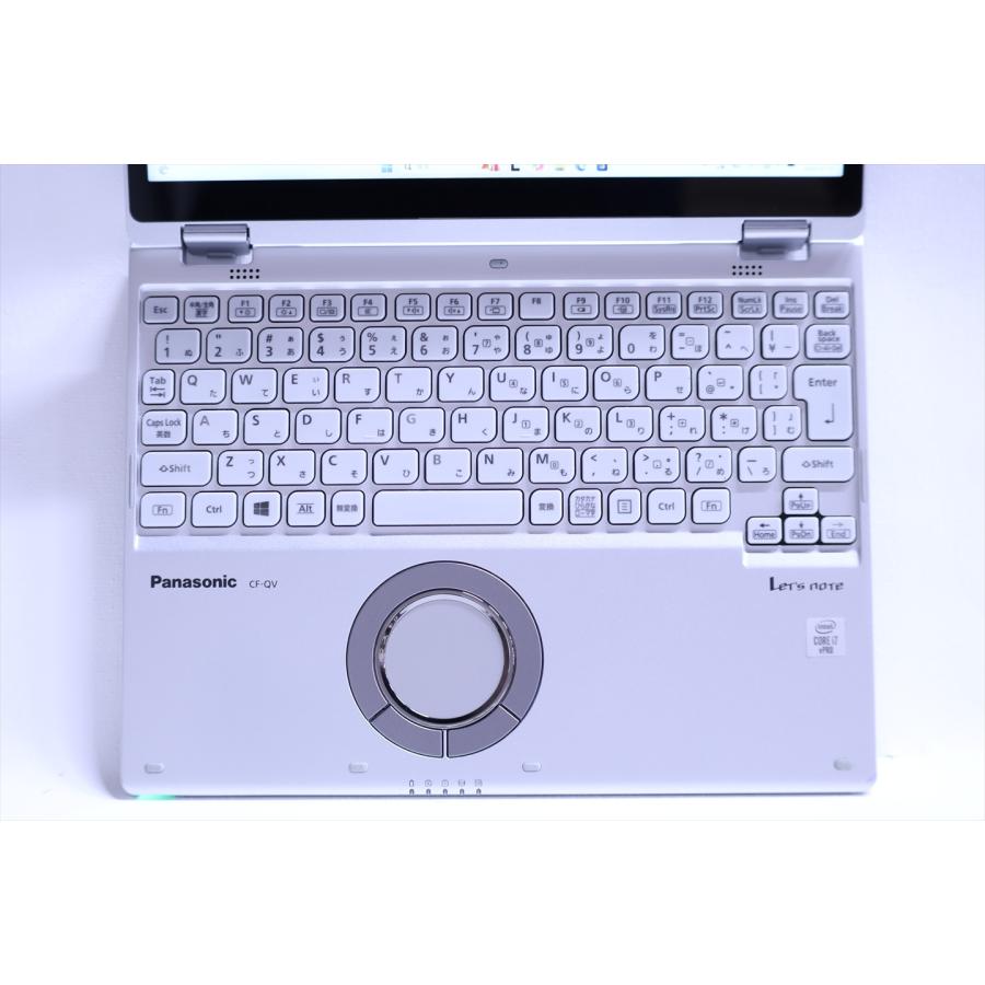 即配 WQXGA+タッチ液晶2in1パワフルモデル 10世代Corei7 CF-QV9TFLVS LTE i7-10810U 16G 512G 12.0WQXGA+ Wi-Fi6 バッテリー良 ノートパソコン BAA評価の画像