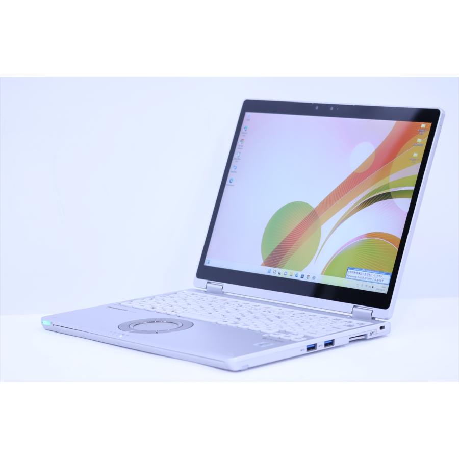 即配 累積時間少 WQXGA+タッチ液晶2in1パワフルモデル Let's note CF-QV9TFLVS LTE i7-10810U 16G 512G 12インチ Wi-Fi6 リカバリ ノートパソコン BAA評価の画像