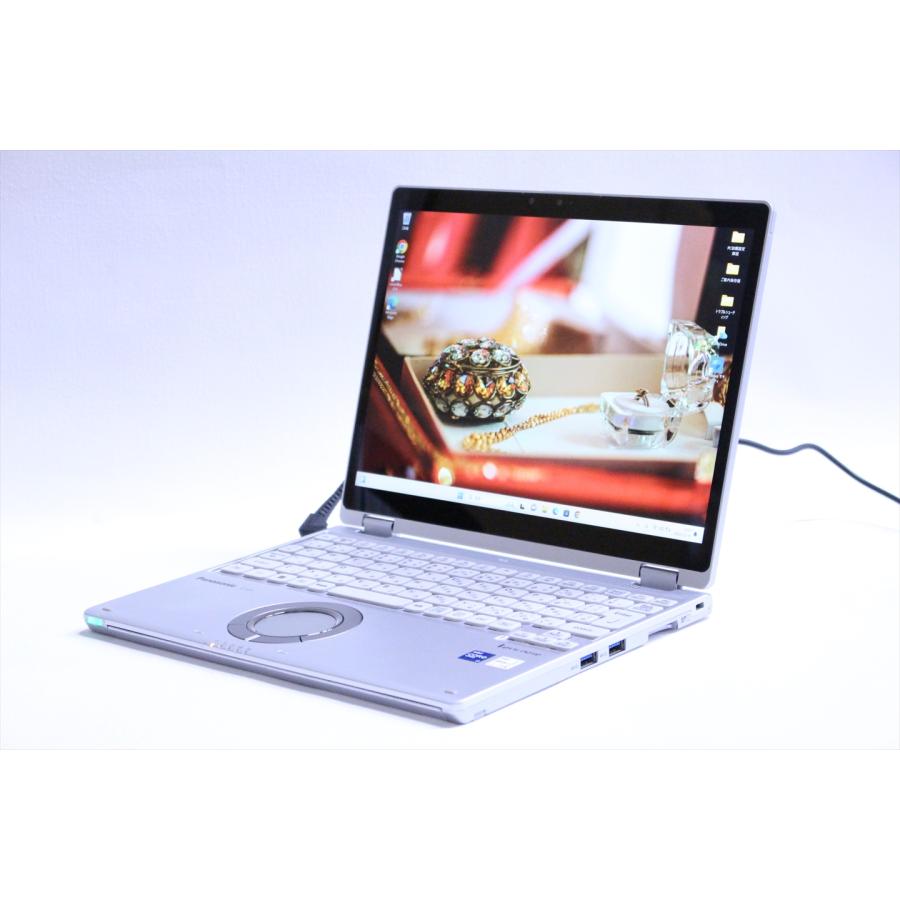 即配 2021年WQXGA+液晶パワフル2in1PC 11世代Corei7 Let's note CF-QV1SFLAS LTE i7-1185G7 16G 512G 12.0WQXGA+ Wi-Fi6 リカバリ ノートパソコン BAA評価の画像
