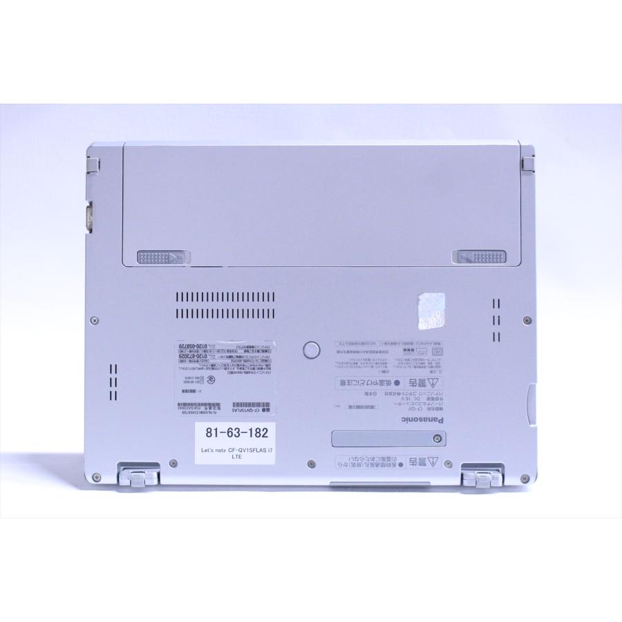即配 2021年WQXGA+液晶パワフル2in1PC 11世代Corei7 Let's note CF-QV1SFLAS LTE i7-1185G7 16G 512G 12.0WQXGA+ Wi-Fi6 リカバリ ノートパソコン BAA評価の画像