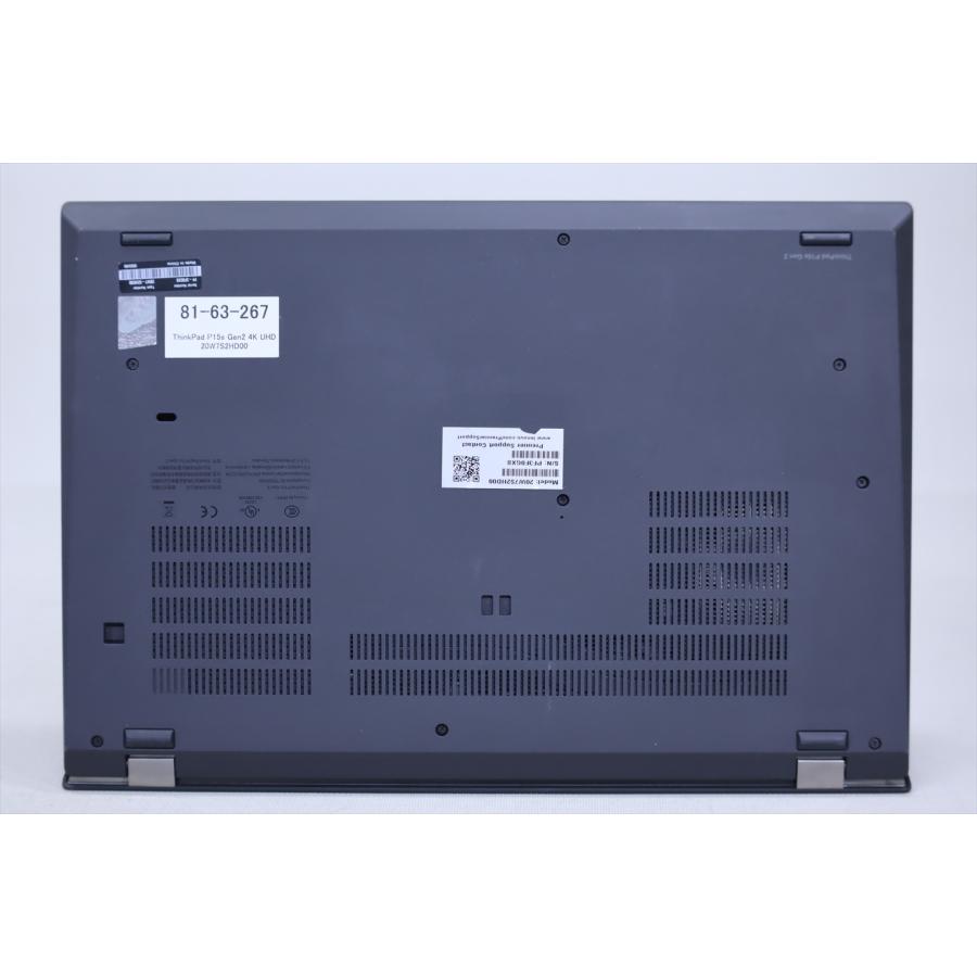 ThinkPad P 即配 4K UHD液晶ワークステーション P15s Gen2 i7-1185G7