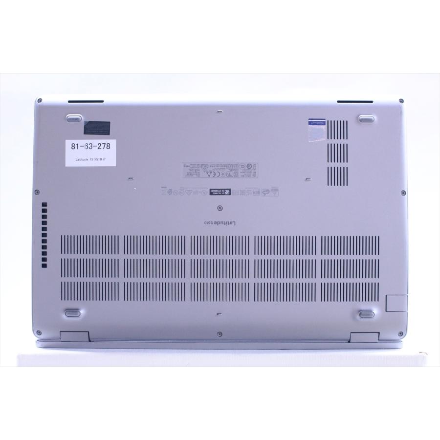即配 良品 2020年パワフル16Gモデル 10世代Corei7 Latitude 15 5510 i7-10610U 16G 256G 15.6FHD Office Win11 ノートパソコン AAA評価の画像