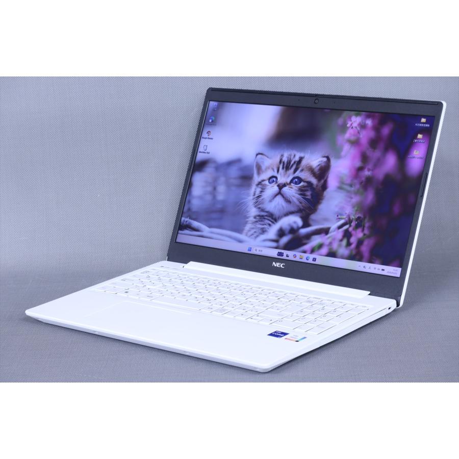 即配 外装良好 2021年希少カラーモデル 11世代Corei7 LAVIE Direct N15(S) GN287J/GS i7-1165G7 8G 512G 15.6FHD Office Win11 ノートパソコン AAB評価の画像