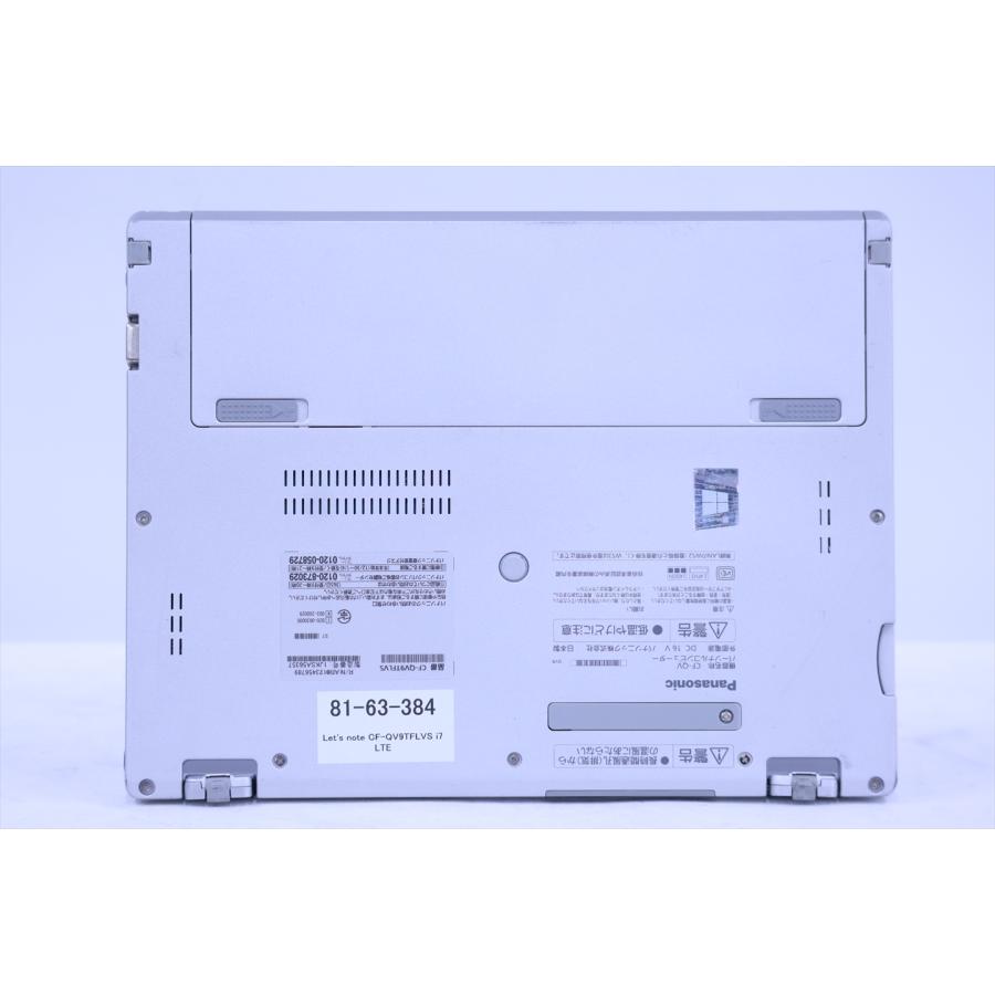タッチ液晶2in1パワフルモデル 10世代i7 CF-QV9TFLVS LTE Let's note QV パナソニック レッツノート WQXGA+タッチ液晶2in1