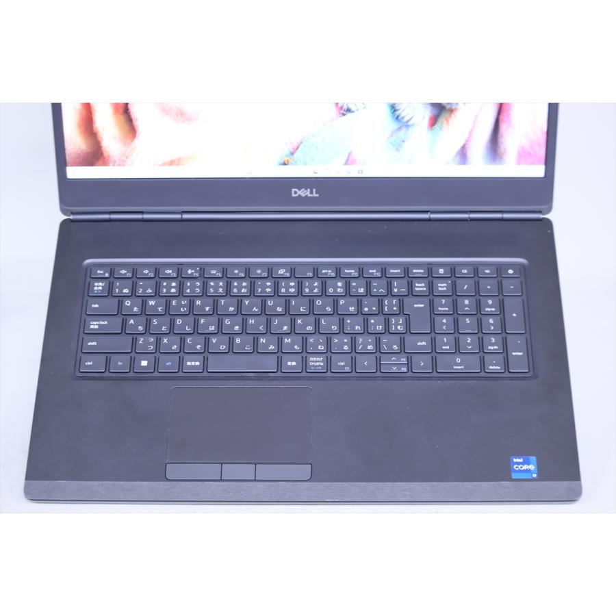 即配 RTX A3000 2022年パワフルワークステーション Precision 7750 i7-11850H 32G 512G 17.3FHD Wi-Fi6 Office Win11 ノートパソコン BAA評価の画像