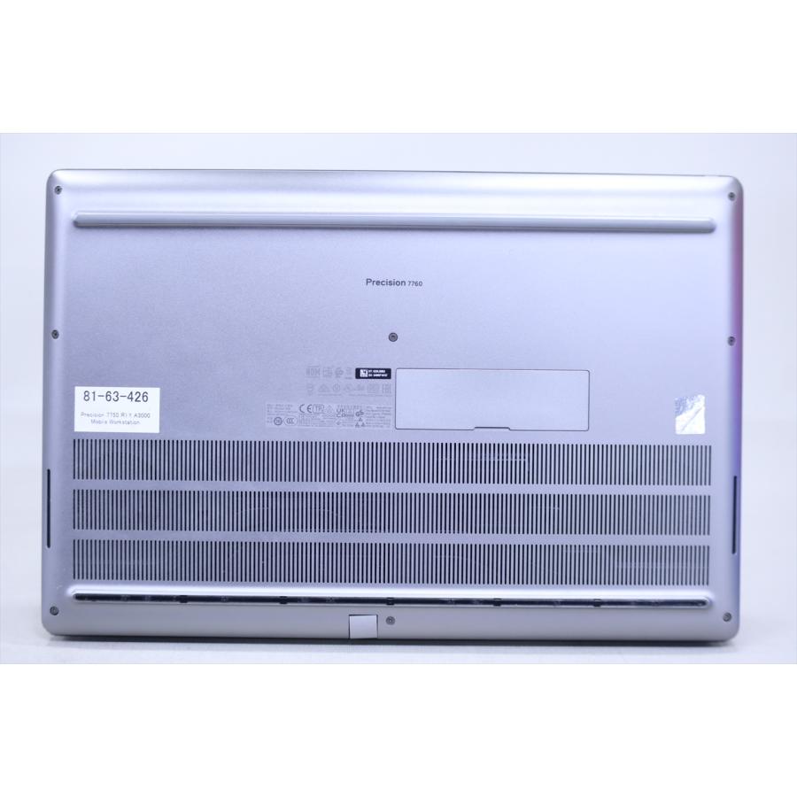 即配 RTX A3000 2022年パワフルワークステーション Precision 7750 i7-11850H 32G 512G 17.3FHD Wi-Fi6 Office Win11 ノートパソコン BAA評価の画像