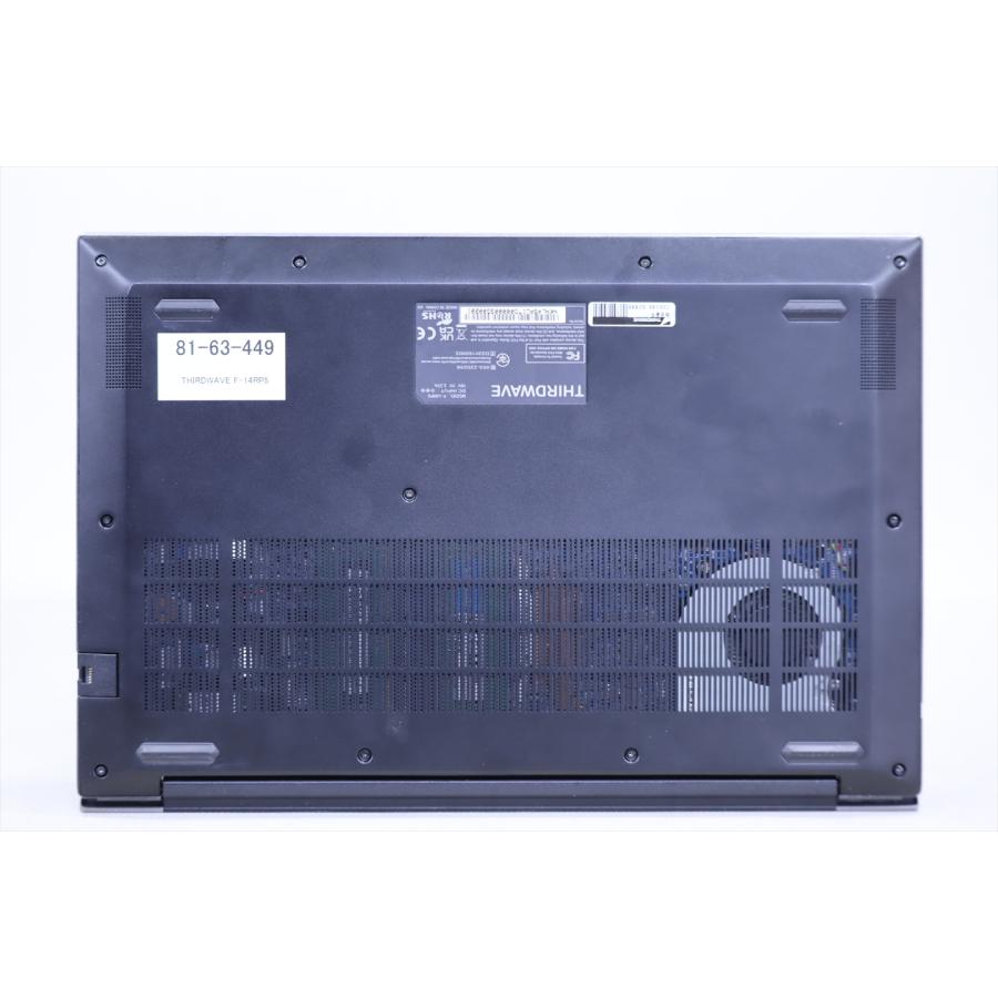 即配 美品 2023年快速モデル 13世代Corei5 ドスパラ THIRDWAVE F-14RP5 i5-1335U 16G 256G 14.0FHD Wi-Fi6E Office Win11 ノートパソコン SAA評価の画像