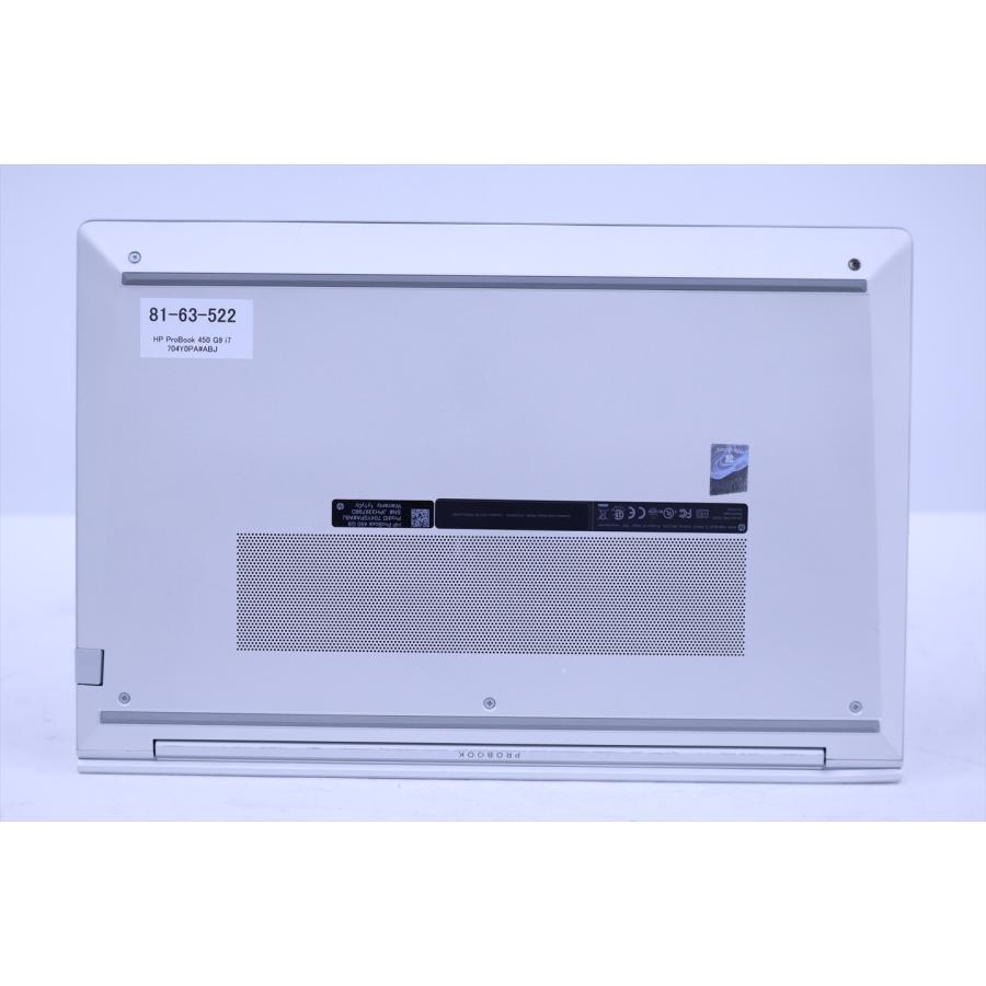 即配 2023年パワフルモデル 12世代Corei7 HP ProBook 450 G9 i7-1255U 16G 512G 15.6FHD Wi-Fi6E Office バッテリー良 ノートパソコン BAA評価の画像