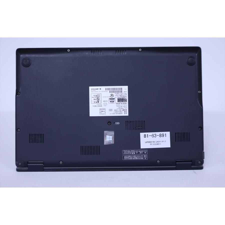 富士通 良好品 2021年薄軽量パワフルモデル 11世代Corei7 LIFEBOOK U9311/F i7-1185G7 16G 512G 13.3FHD Wi-Fi6 Office バッテリー良 AAA評価の画像