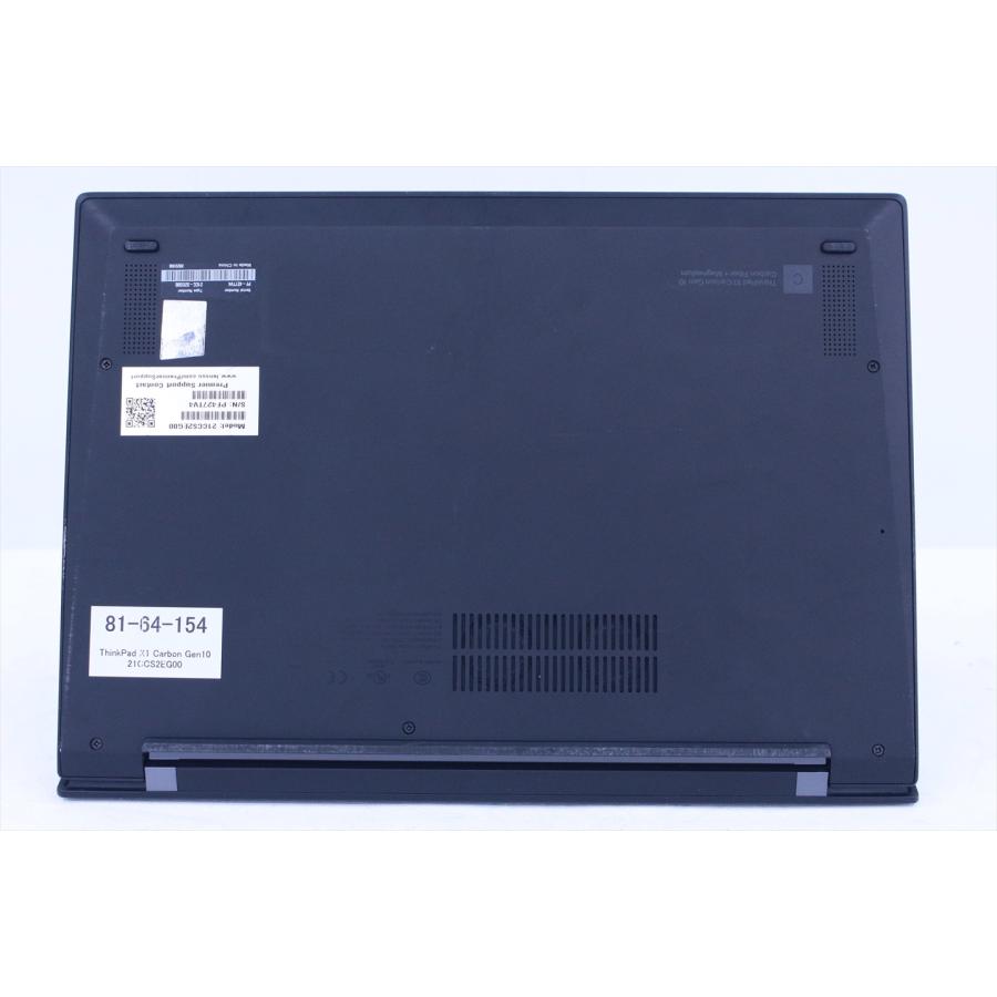 即配 2022年WUXGA液晶快速モデル 12世代Corei5 ThinkPad X1 Carbon Gen10 i5-1250P 16G 256G 14.0WUXGA Wi-Fi6E Office Win11 ノートパソコン BAA評価の画像